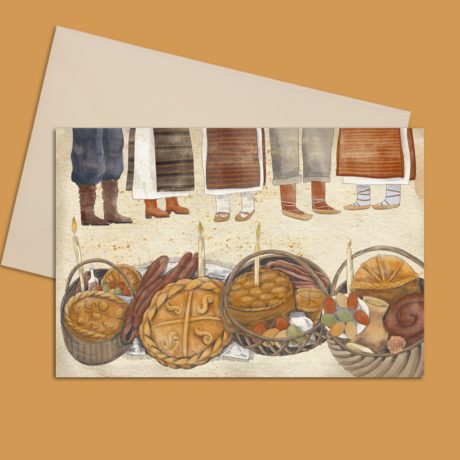 37967Листівка “Коло церкви”